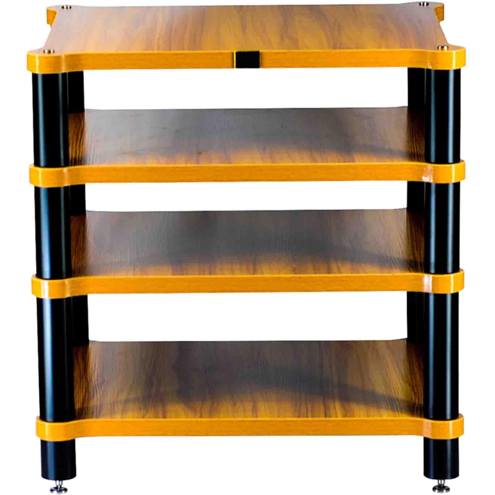 Cinema Audio Equipment Stand Professional Amplifier Stand Modern Light Luxury Audio Stand Multi-Layer Design Multi-Scene use Do not Hurt The Equipment Strong Load Bearing (Color : Wood Colour, Size