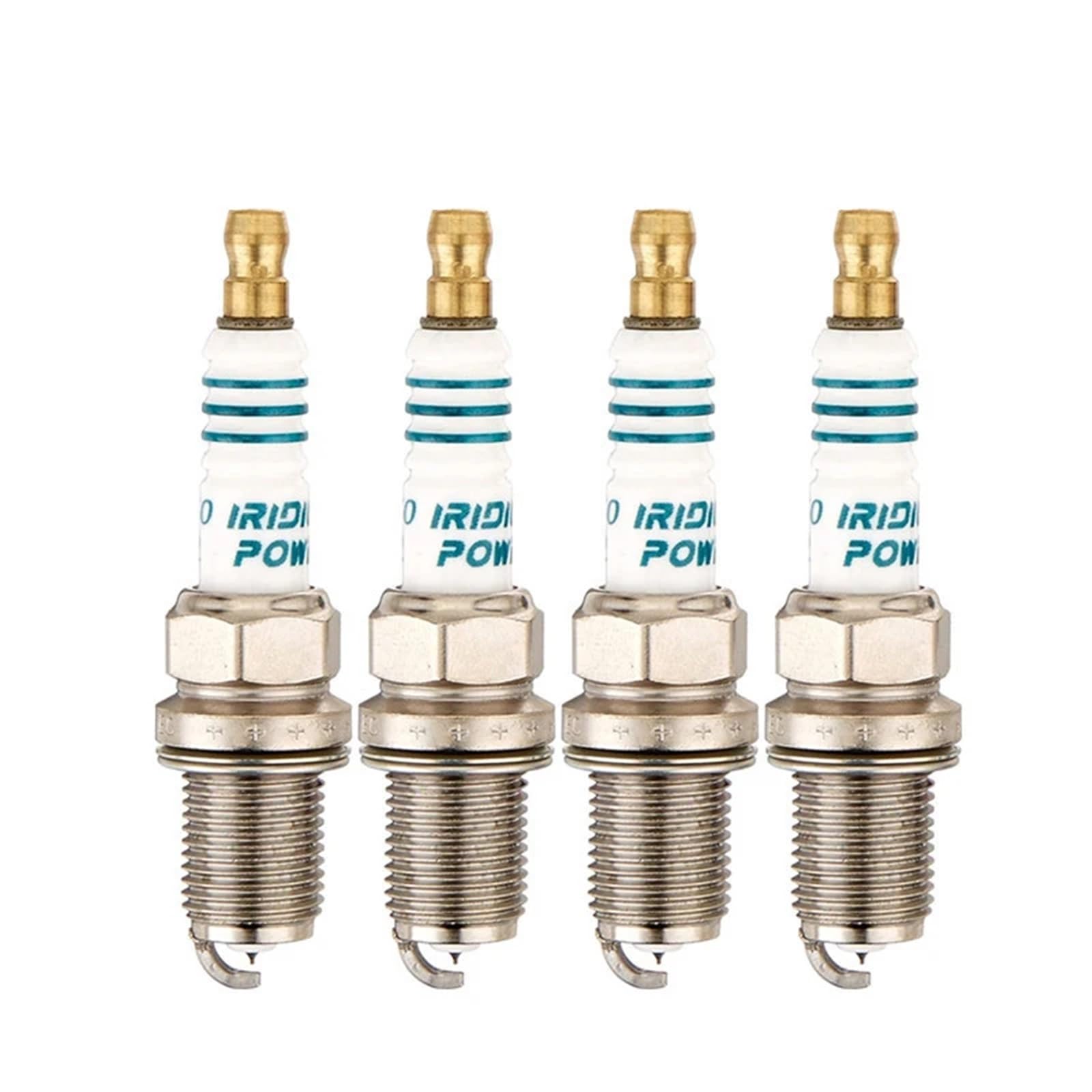 4 Piezas Ik22 5310 I10 Bujía de iridio Power para BMW, Audi, Chevy, Nissan, VW, Volvo y Daihatsu