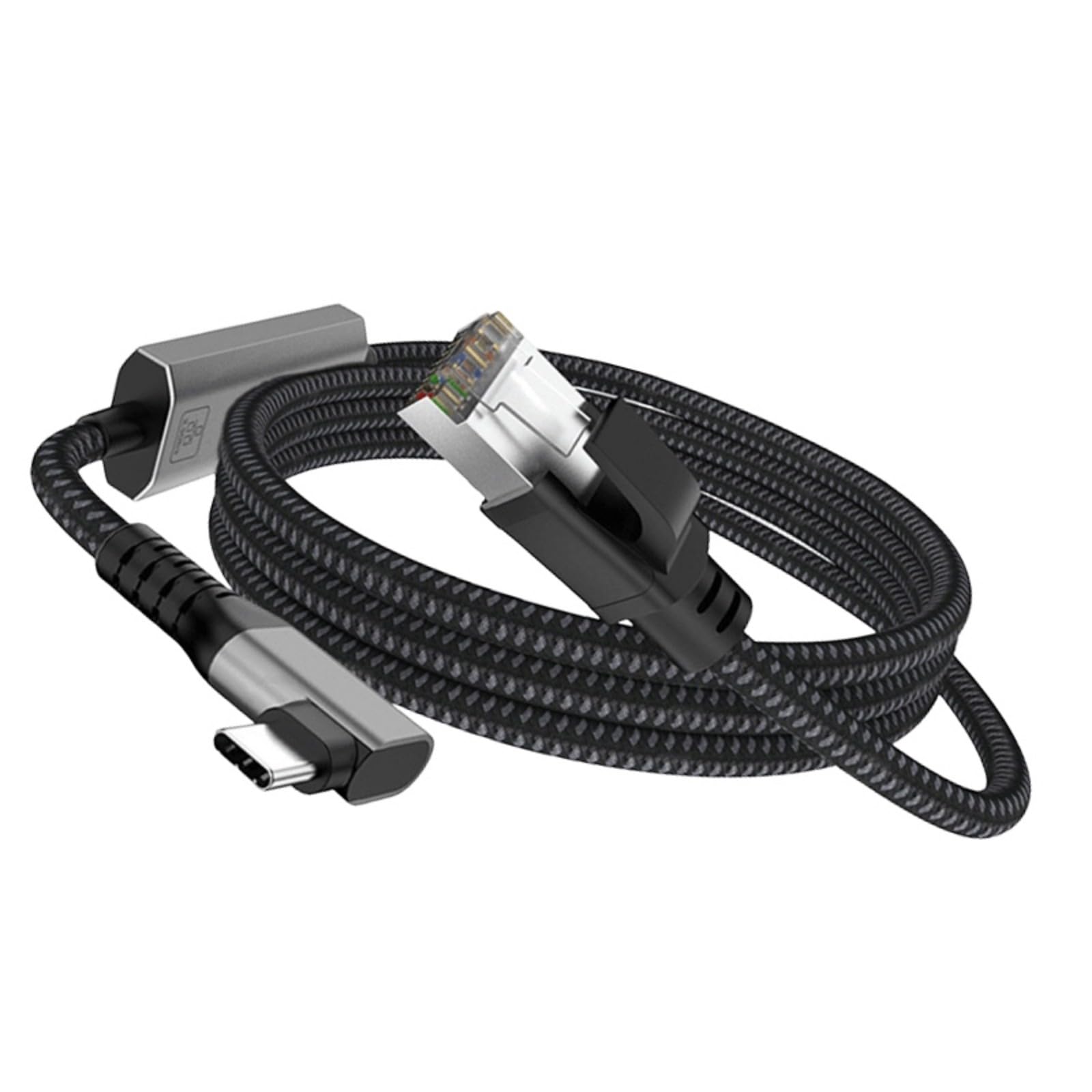Câble adaptateur Ethernet de type C vers RJ45 2,5 Gbit/s pour ordinateur portable et tablette Commutateurs de connexion Internet Câble adaptateur USB vers Ethernet