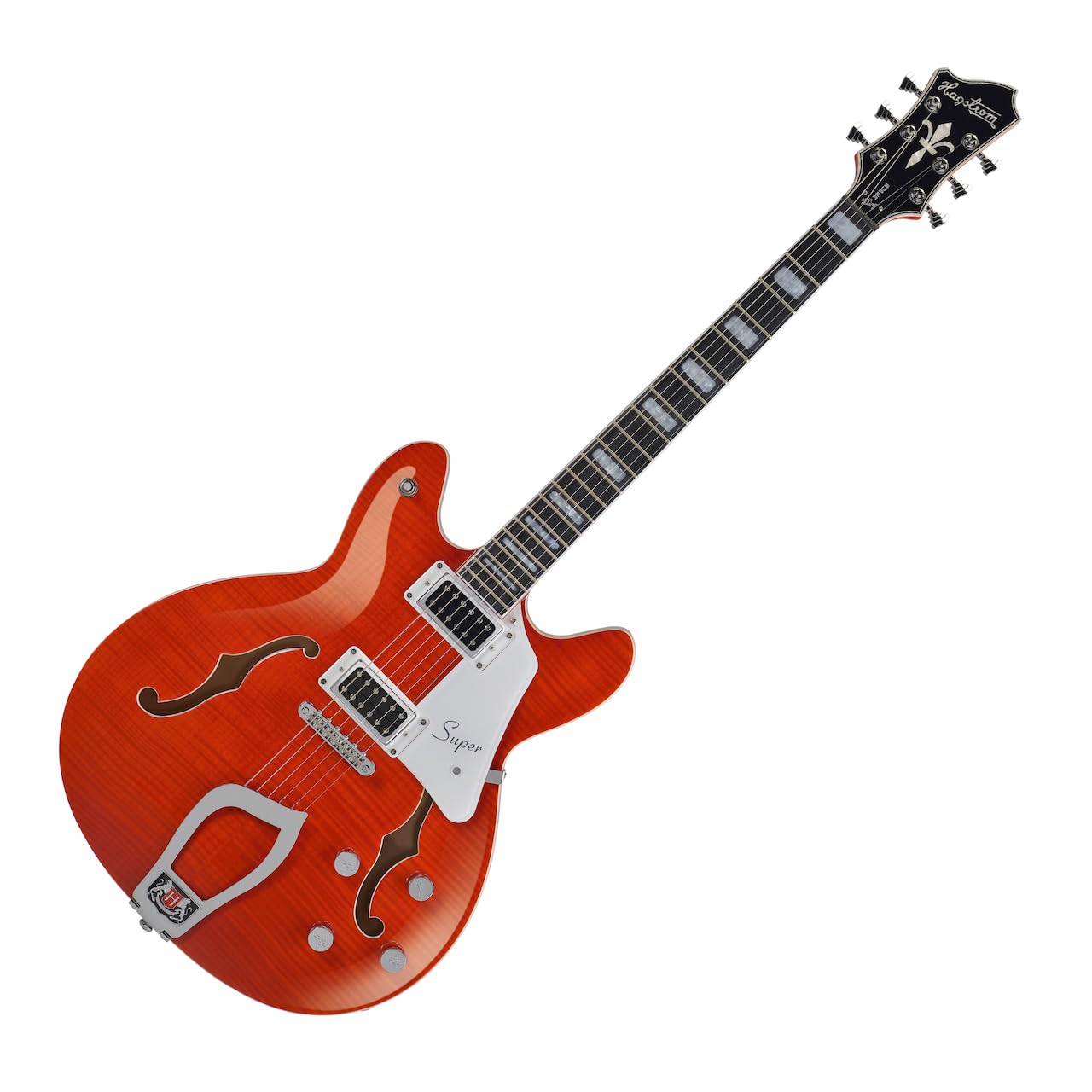 Amazon.com: Hagstrom SUVIK-MDE Super Viking Semi-Hollow Body
