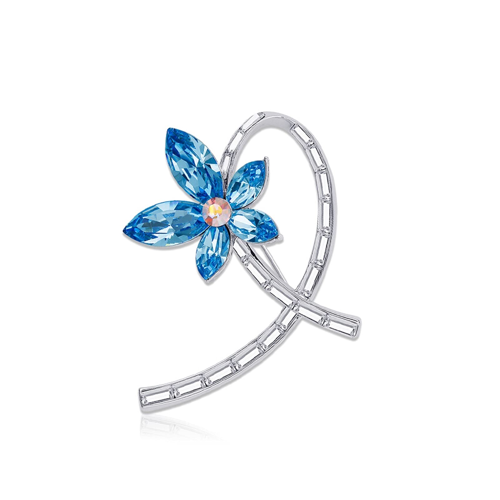 Broszka Pin dla Kobiet Moda Męska Broszka Pin dla Kobiet - Kryształowa Broszka Ubrania Szalik Szal Kapelusz Dekoracja Akcesoria dla Kobiet Ubrania Akcesoria Ślubne Urodziny Akcesor,C