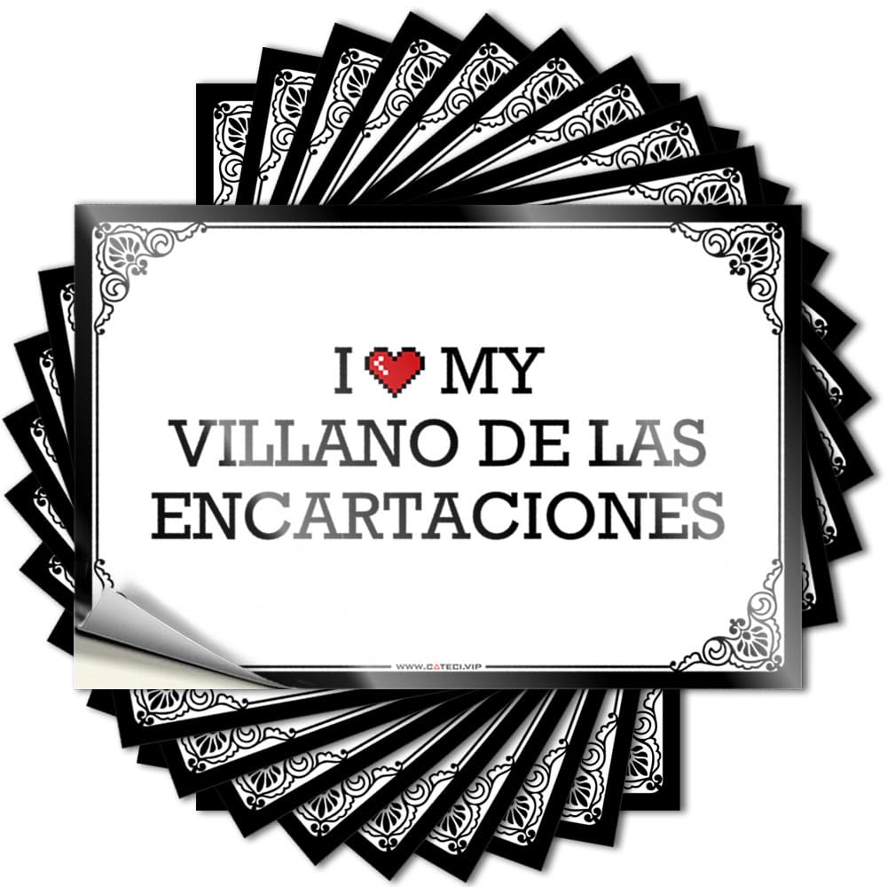 Bumper Kitchen Stuff Vinyl Sticker | I Love My Villano De Las Encartaciones Fluffy for Free Use(12X18CM)