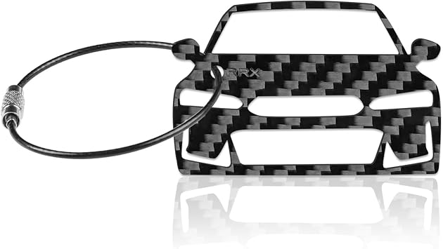 Carbon Fiber EDC Key Chain Fit for Honda 11th Civic Type 2023+ Type-R