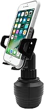 Macally Cup Holder Mount - Universal Car Phone Holder for iPhone, Samsung & Smartphones