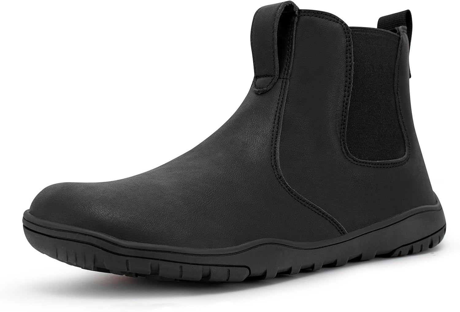 Chelsea Barefoot Boot for Men- Wide Toe Box Zero Drop Slip On Minimalist Hi-Top Shoes