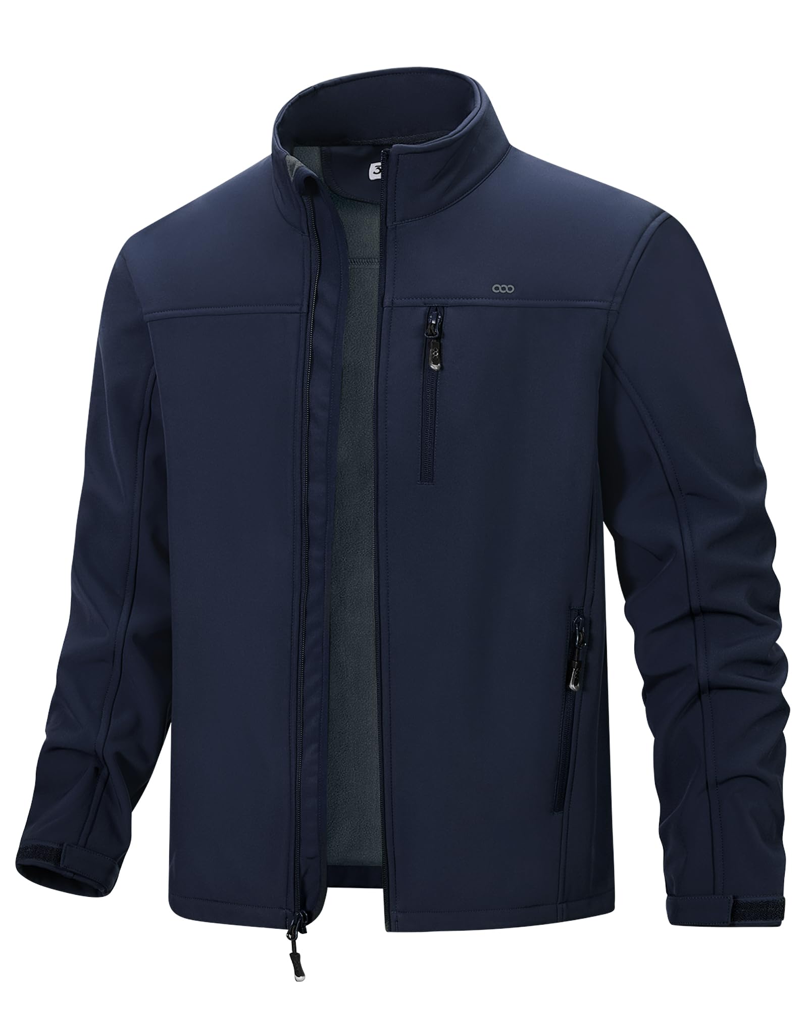 Men's Waterproof Softshell Jacket Fleece Lightweight Windbreaker