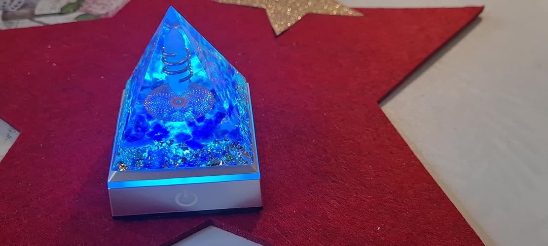 Zerodeko LED Display Lichtbasis 6-tlg. - Mehrfarbig Für Kristalle