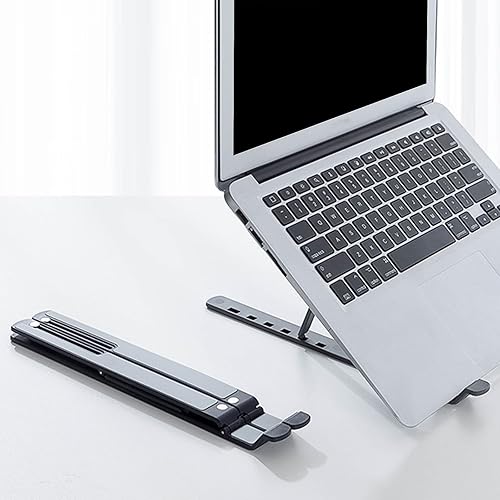 Miniatura 6 de Foldable Desk Laptop Stand Notebook Adjustable 6 Gear Portable Laptop Holder for Tablet Laptop Desktop Stand