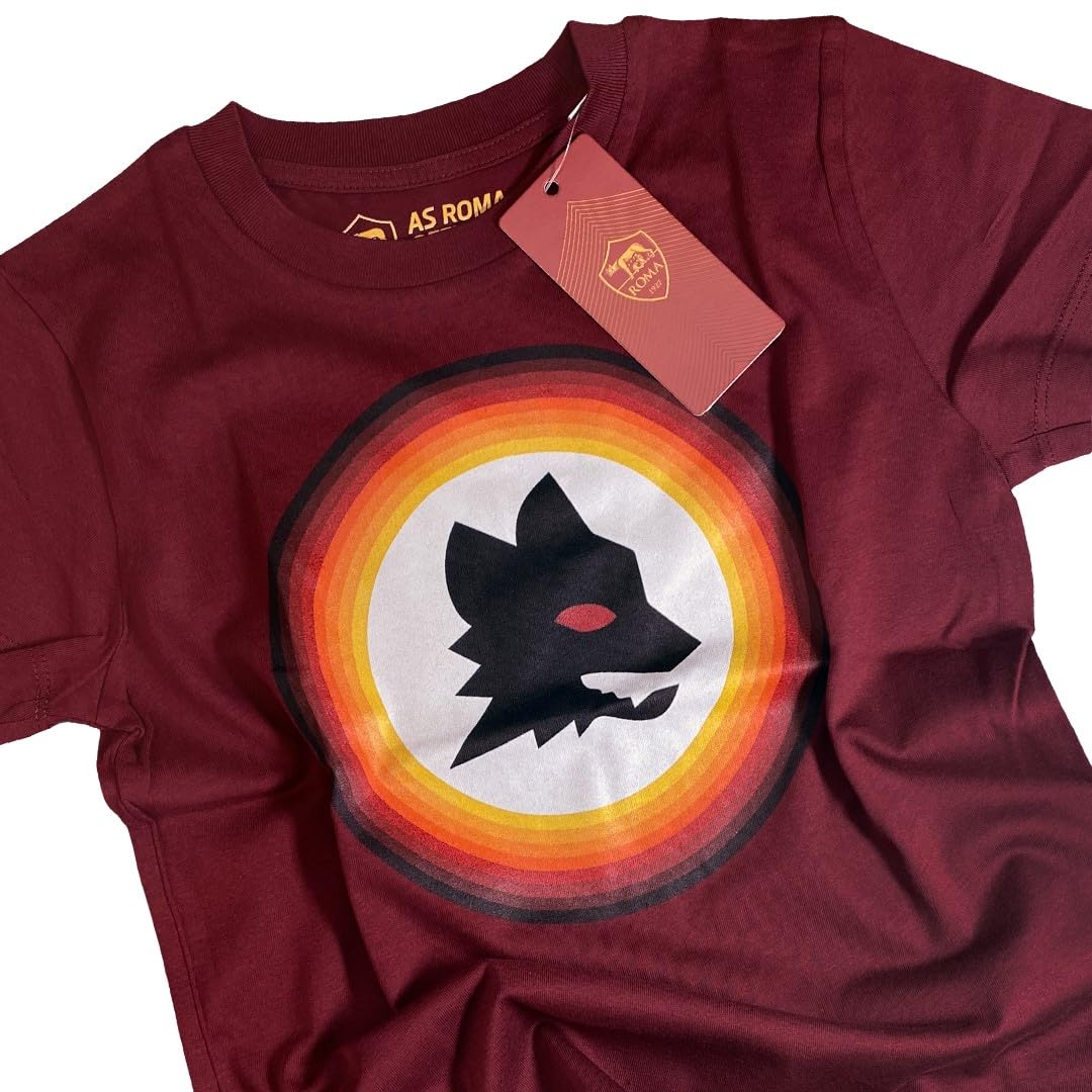 AS Roma T-Shirt Lupetto Stampato