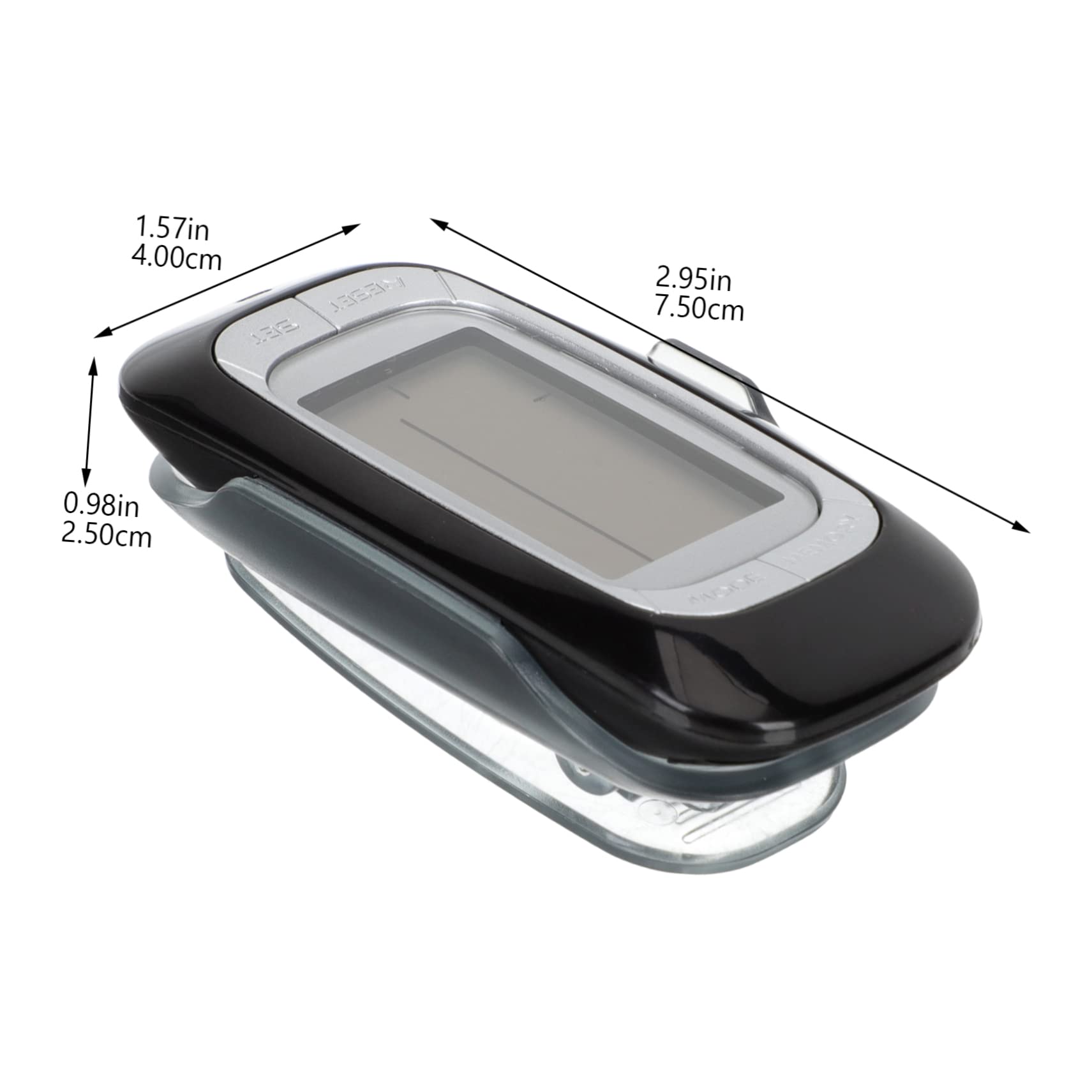 ibasenice Pédomètre Clip De Compteur De Pas Comptoir Podomètres pour Marcher Compteur De Pas pour Marcher Podomètre pour Marcher Compteur De Calories Abdos