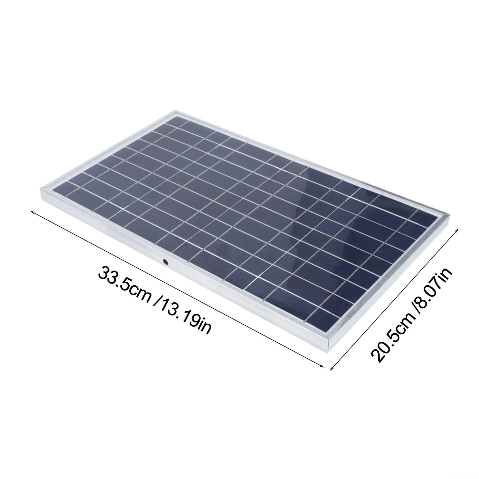 12 V Solarmodul-Erhaltungsladegerät, 23 A, IP65, wasserdicht, für Auto, Boot, Wohnmobil, Motorrad, für Batterie-Wartung, für Outdoor-Camping, Netzteil-Set, schwarz (einzeln)