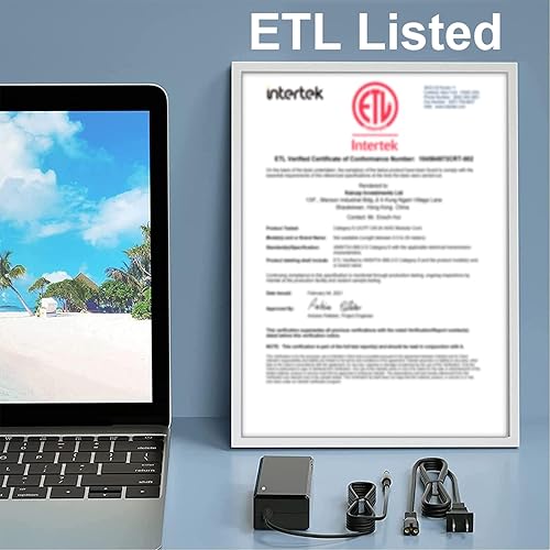 Miniatura 7 de Powe - Cable para monitor LG DC 19V 3.42A para monitor LG de 34" 32" 29" 27" 24" 23" 22" 20" 19" UltraWide IPS Curvo LED 4K UHD LCD Widescreen