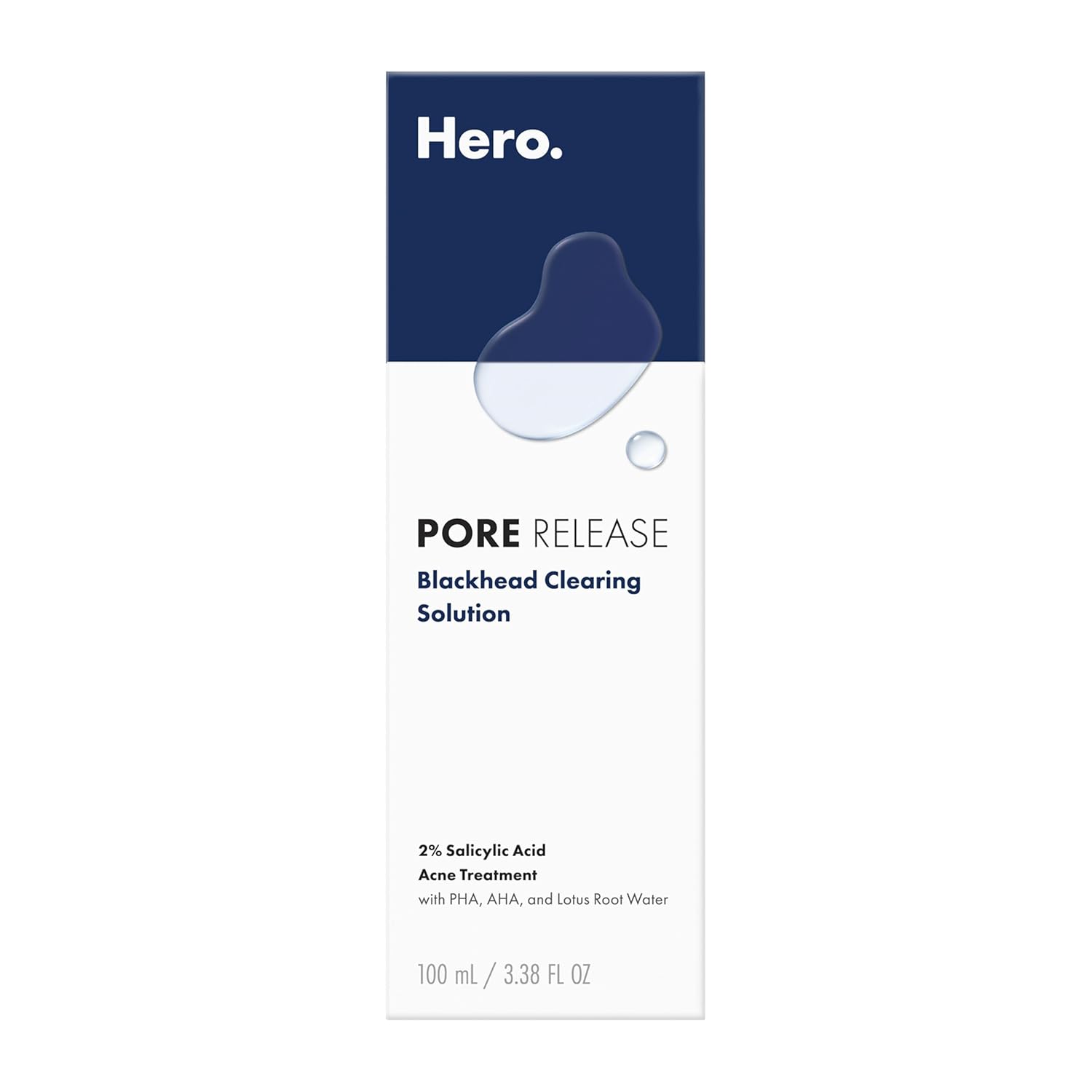 Hero Cosmetics Pore Release Blackhead Clearing Solution, 100 ml, Exfoliating Toner