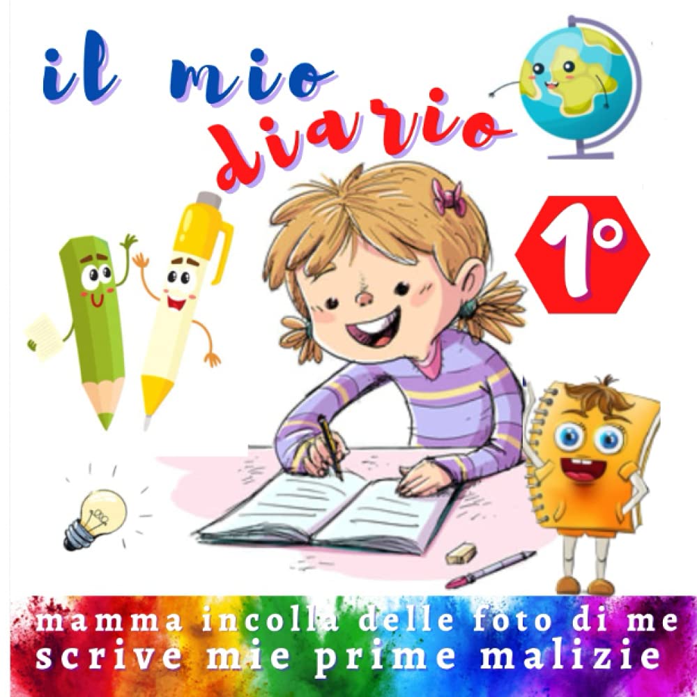Libro da colorare 1° un anno e più, un libro di ricordi per i genitori da riempire con i primi passi del loro bambino, per incollare foto e immagini e ... QUADRATO 21 × 21 cm con 73 pagine bian