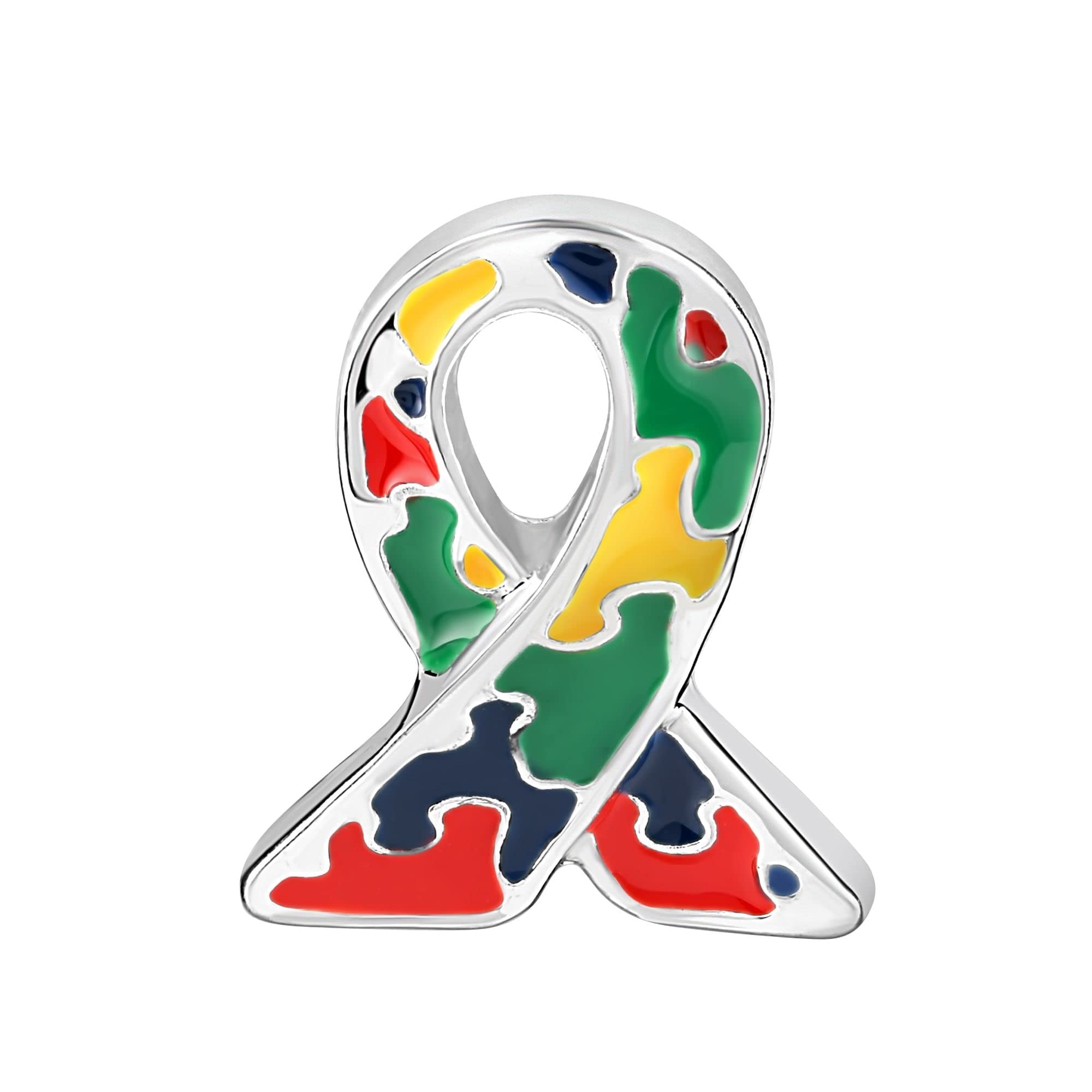 1/2/5/10/25pcs Autism Ribbon Awareness Pin - Celebrate Autism Awareness with Our Puzzle Piece Lapel Pin - Support Advocacy and Raise Awareness - Ideal Gift for Supporters and Advocates