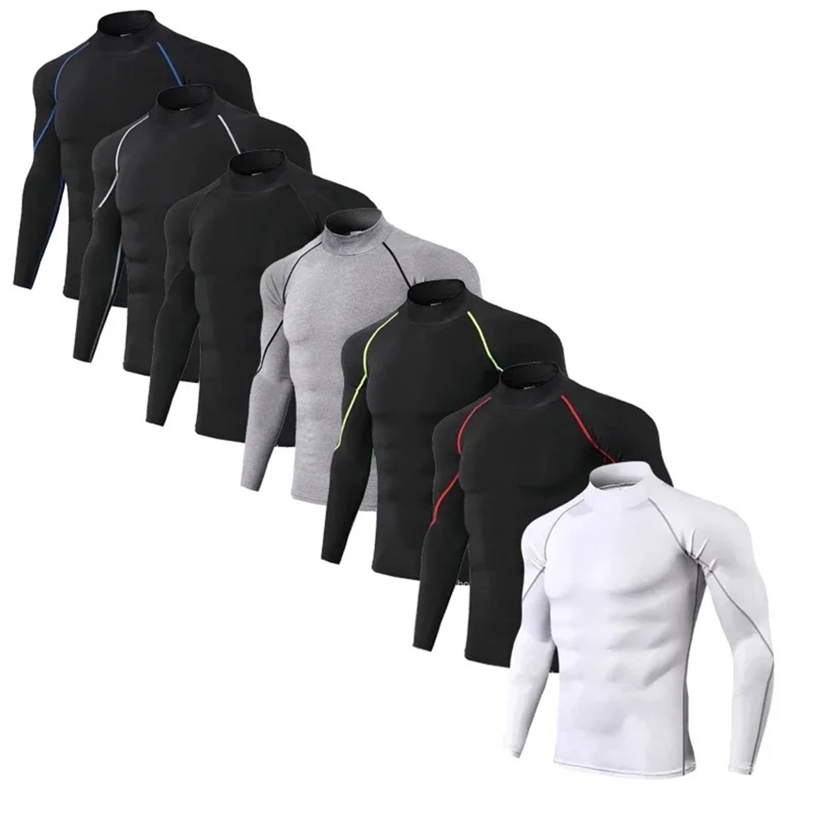Camiseta Interior Ciclismo Camiseta térmica elástica for Hombre, Camisetas Interiores de compresión