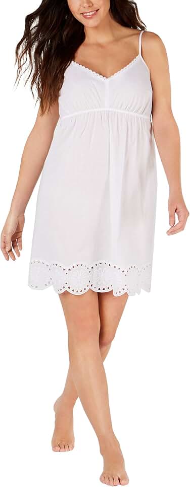 Amazon.com: white cotton nightgown
