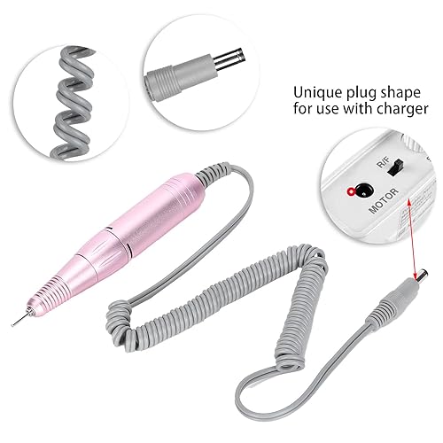 Miniatura 7 de Mango de repuesto para taladro de uñas, 30000 rpm, máquina de taladro eléctrico de uñas, máquina pulidora de uñas, pieza de mano para manicura y