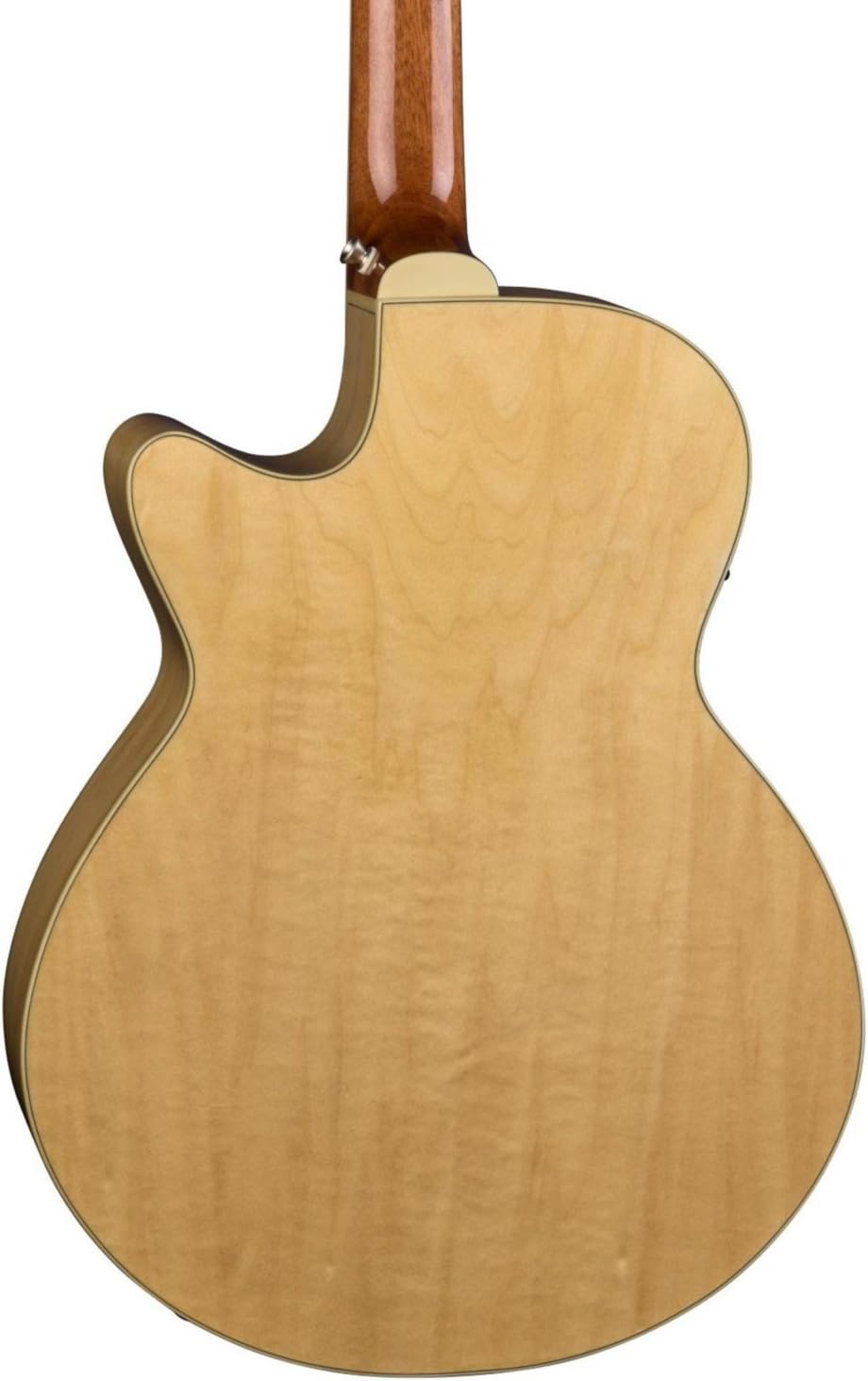 Luna Flora Rose Acoustic-electric Guitar - Gloss Natural Quilted Maple