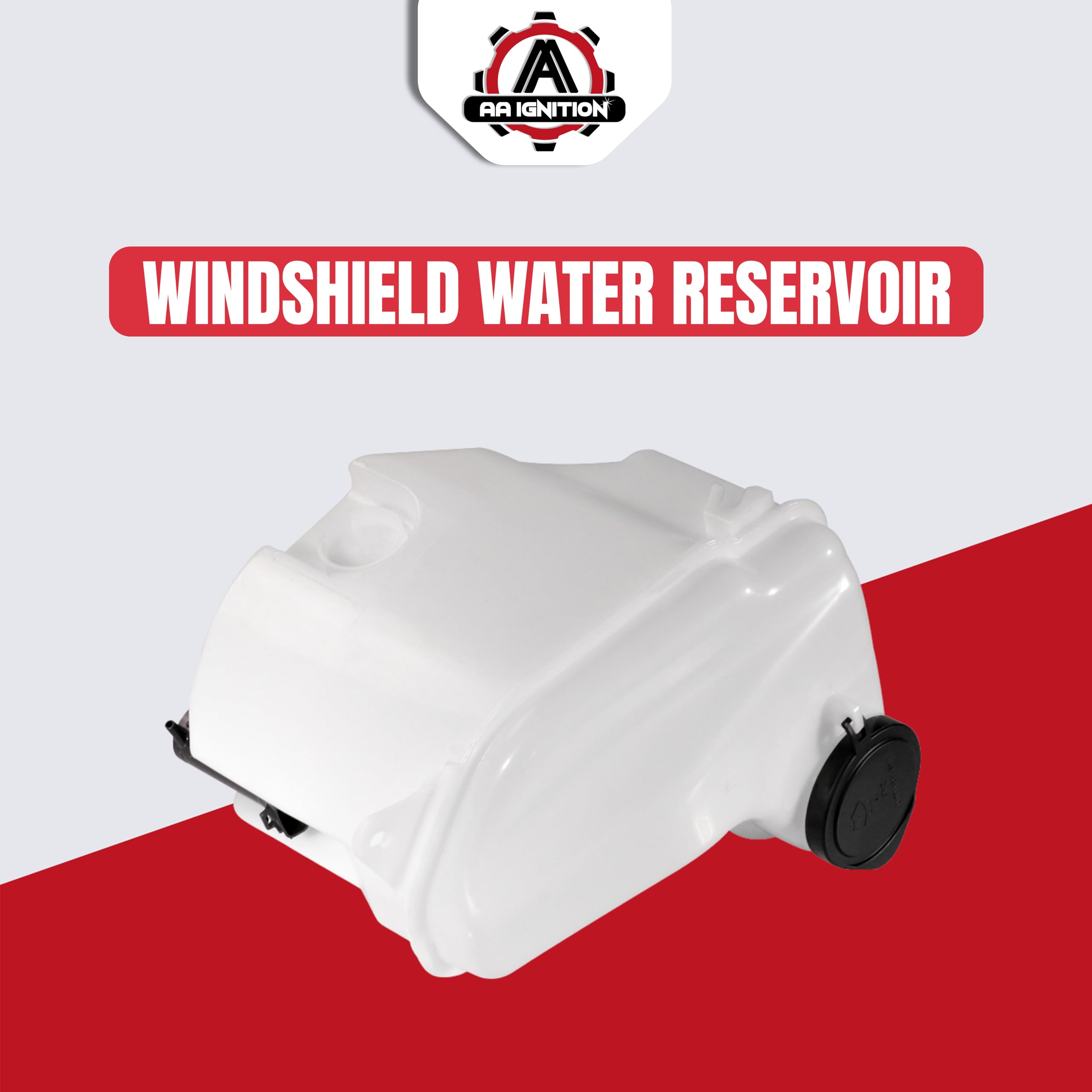 Windshield Wiper Washer Fluid Reservoir Tank with Pump - Replaces