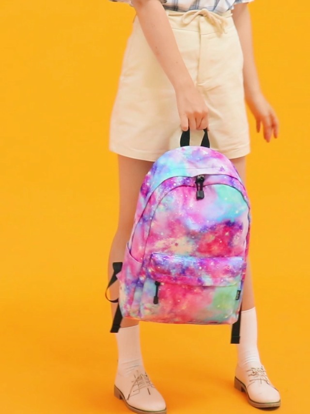 Abshoo Backpack Womens Girls Book Bag Pink Galaxy Standard School Travel NEW NWT abshoo Lightweight Water Resistant Galaxy Backpacks For Teen  main image 3