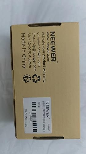 Miniatura 10 de NEEWER ZV-1F ZV-1 II L Placa compatible con Sony, soporte de metal L con agarre de cuero blanco, roscas de 14 pulgadas, base de arco para montaje