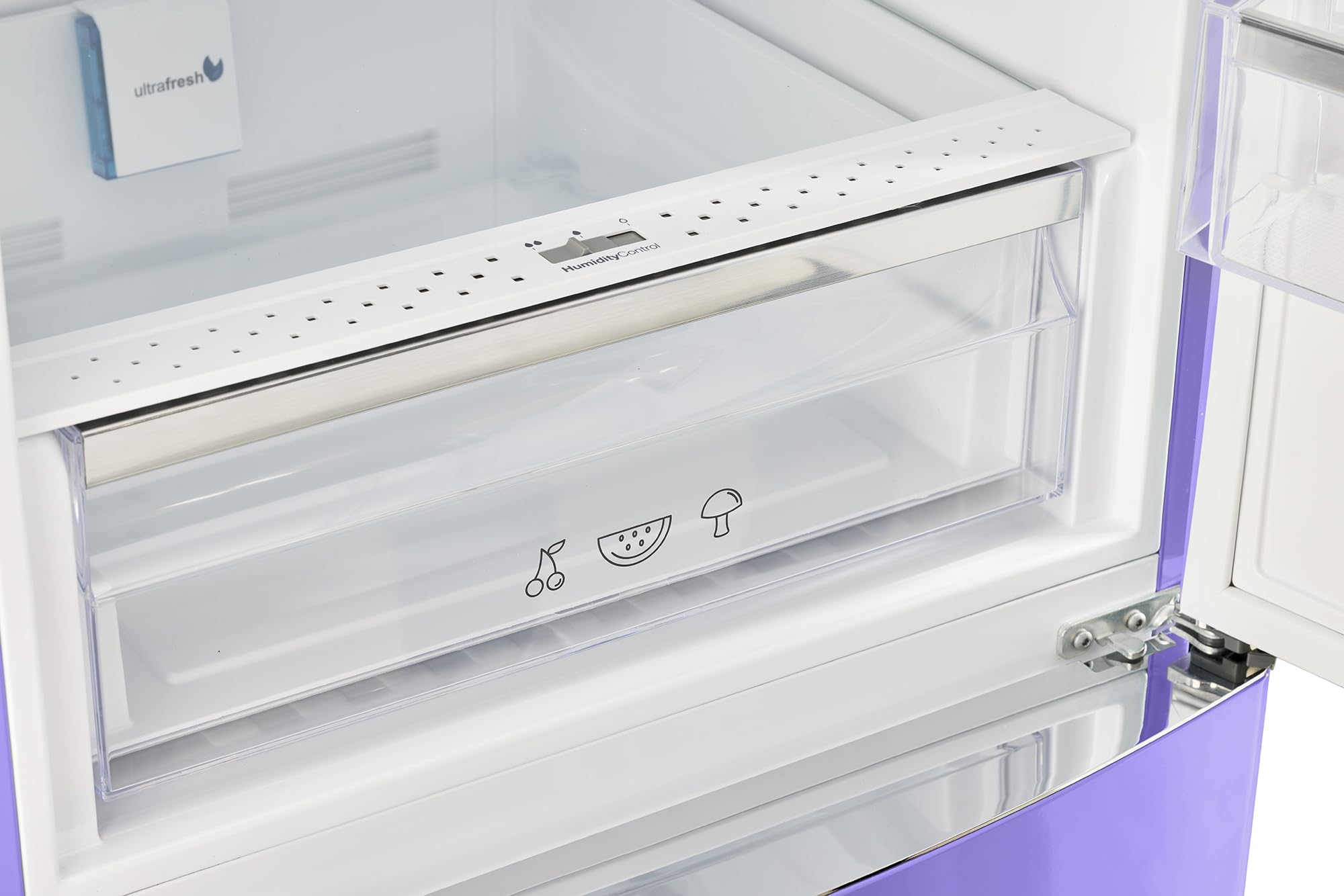 Unique Appliances Classic Retro 12 cu.ft. Bottom Freezer Refrigerator in Violet Purple on Fridge.com