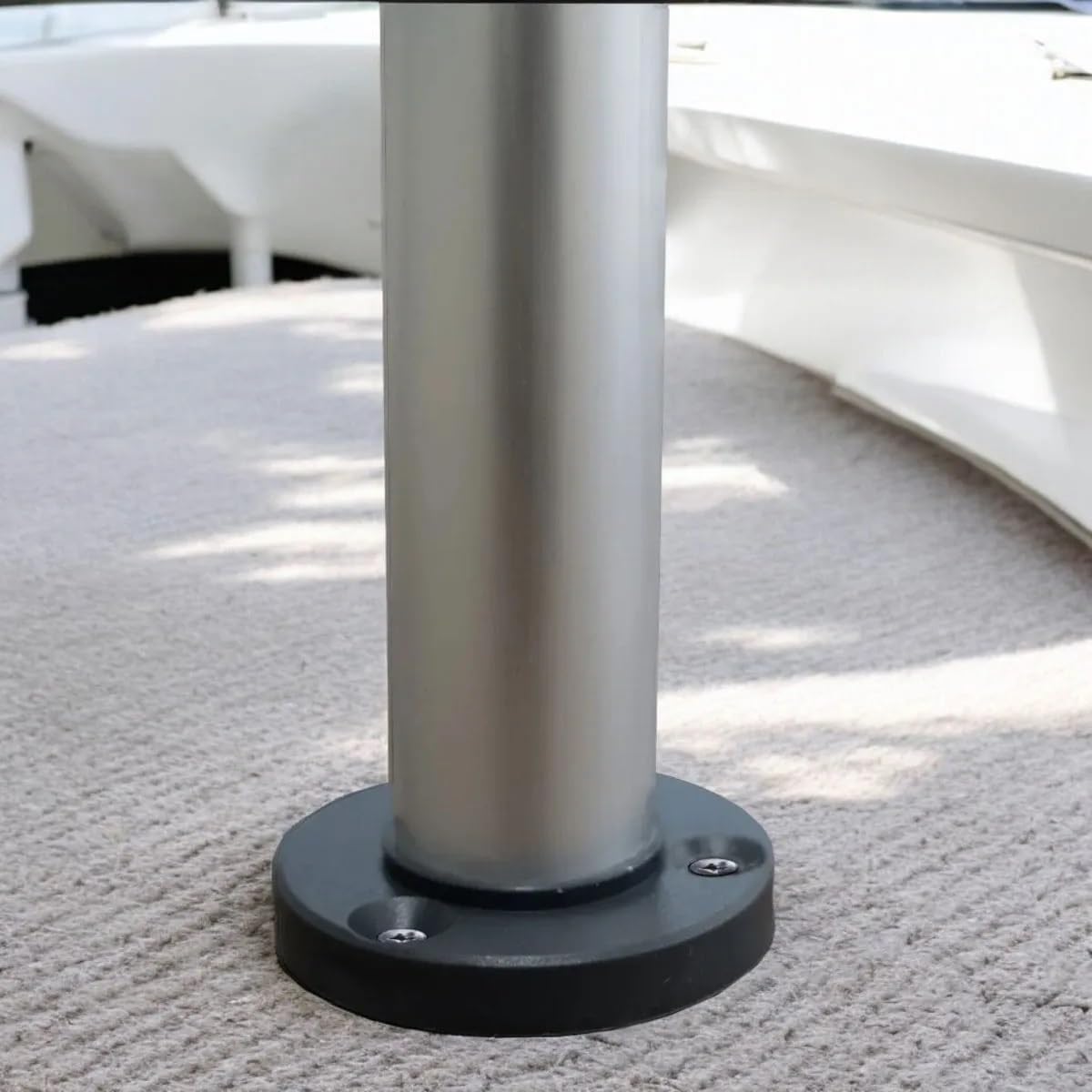 Oceansouth T-Top standard per barca, Ø32 mm, in alluminio (nero, larghezza 1,4 m)