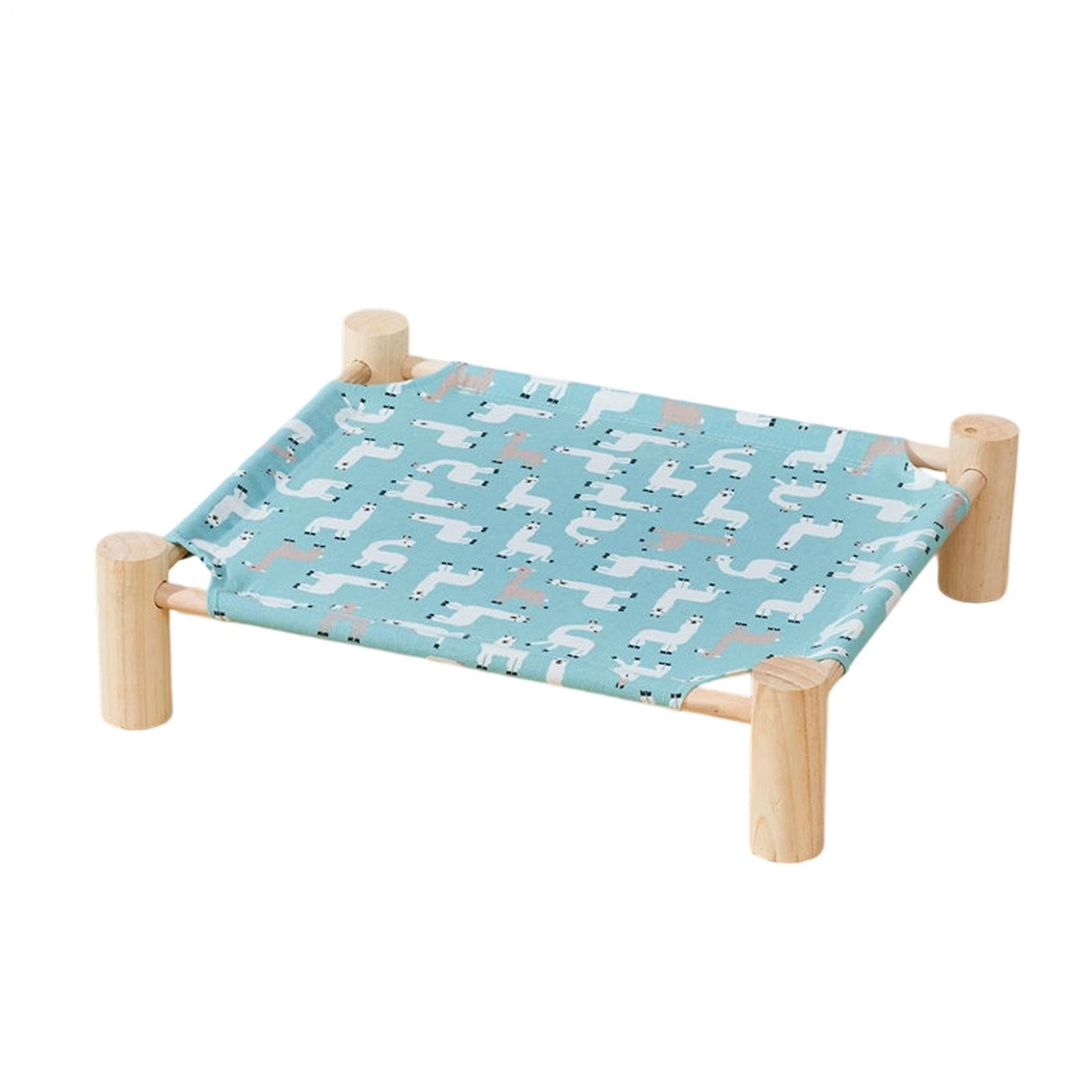 Hamac pour chat surélevé et lit de couchage amovible lavable pour la maison