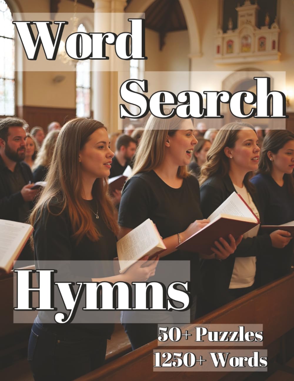 Word Search Hymns: 50 Word Puzzles 1250+ Words (Americana)