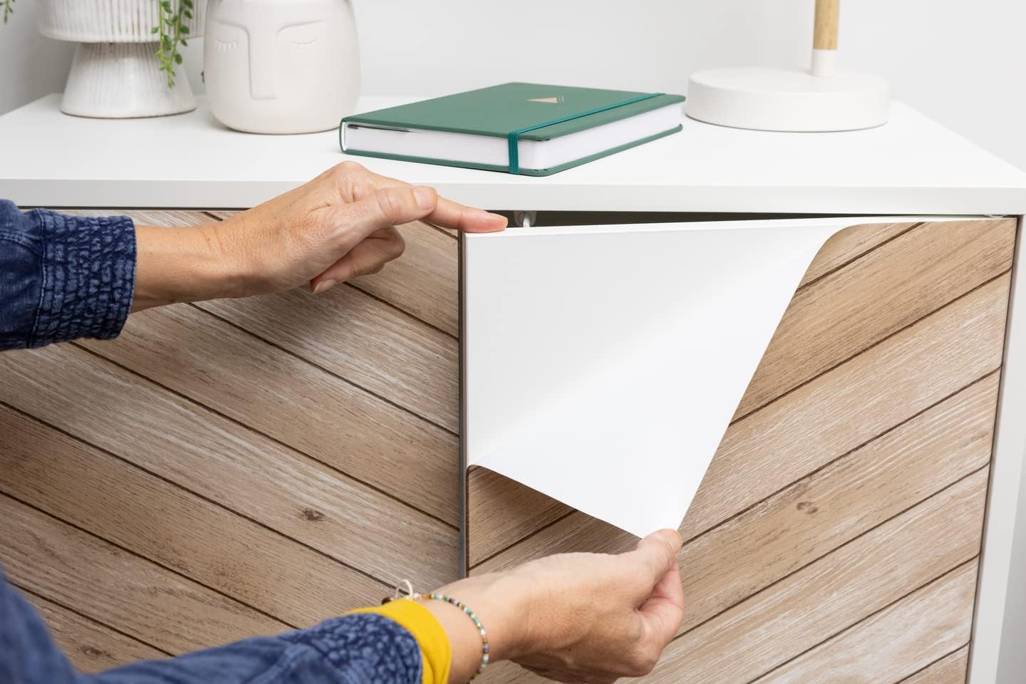 Pellicola Adesiva D-c-fix Rio Ocean Legno - 45x200cm - Per Mobili, Cucine, Armadi - Impermeabile