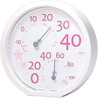 Kureseru CR-170 - Higrómetro térmico, Color Rosa