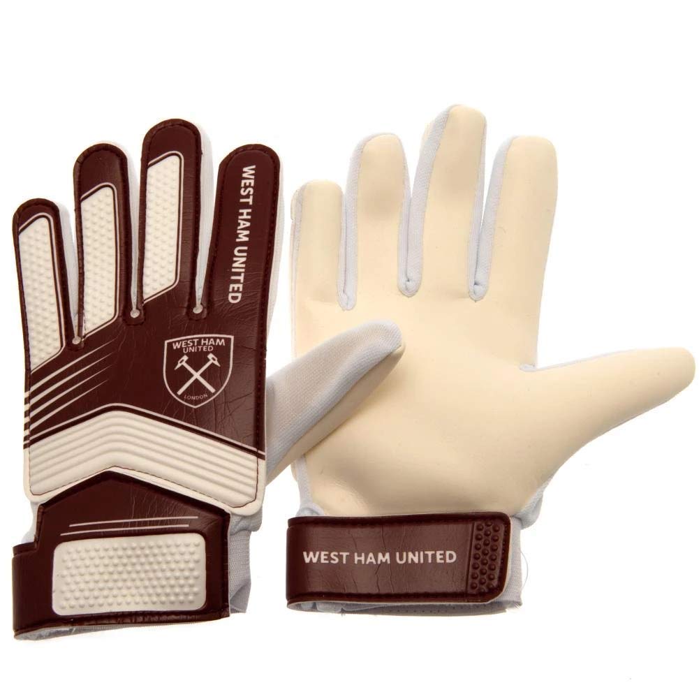 West Ham United F.C. Guanti da Portiere per Bambini e Ragazzi, Guanti
