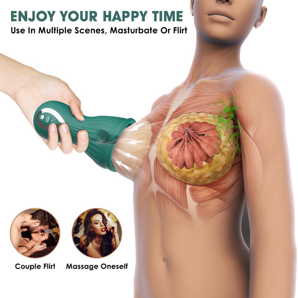 Elektrische Brustmassagegeräte Vibrator mit 7 Vibrationsmodi Nippelsauger Brustvergrößerung Brust Massager Brustwarzen Saugen Pumpe Nippel Klitoris Stimulator Sexspielzeug für Frauen