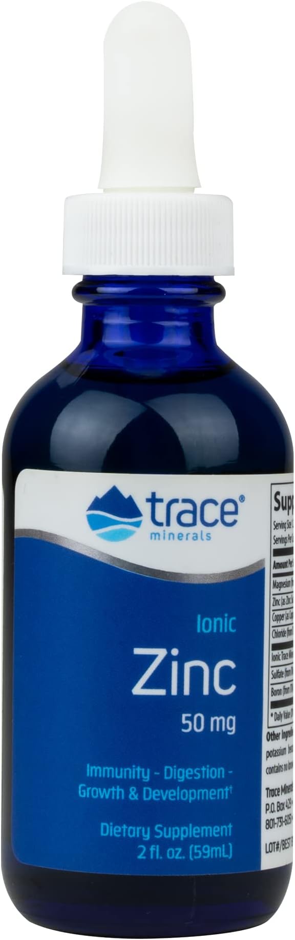 Trace Minerals Research Ionic Zinc (50 mg, 2fl. oz, 59ml)