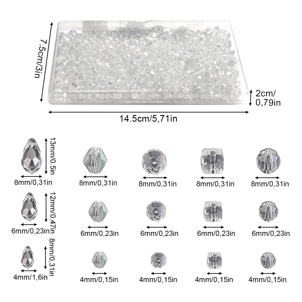 Perline In Cristallo Sfaccettate - Foto 2