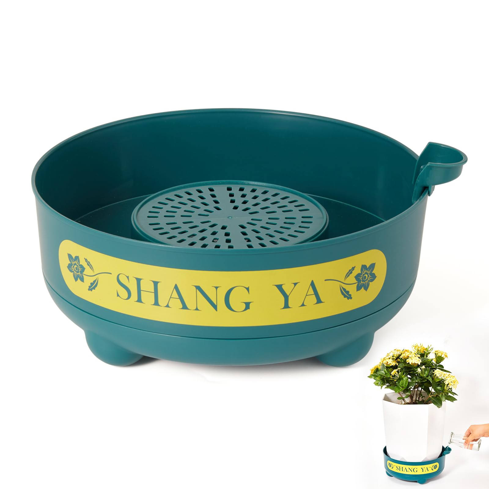 Amazon.com : Deep Plant Saucer, Plastic Bottom Watering Tray with  Height-adjustable Planter Risers for Indoor Outdoor Plants, 360 Rotating Plant  Water Catcher Tray, 10 Inch Deep Plant Saucer Drip Tray for Pots :