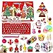 Tiktok Fidget Blind Box Calendario dell'Avvento Fidget Pack, Anti Stress Push Bubble Keyboard Portachiavi Popping Game Fidget Kit Regalo Sorpresa, 1, taglia unica