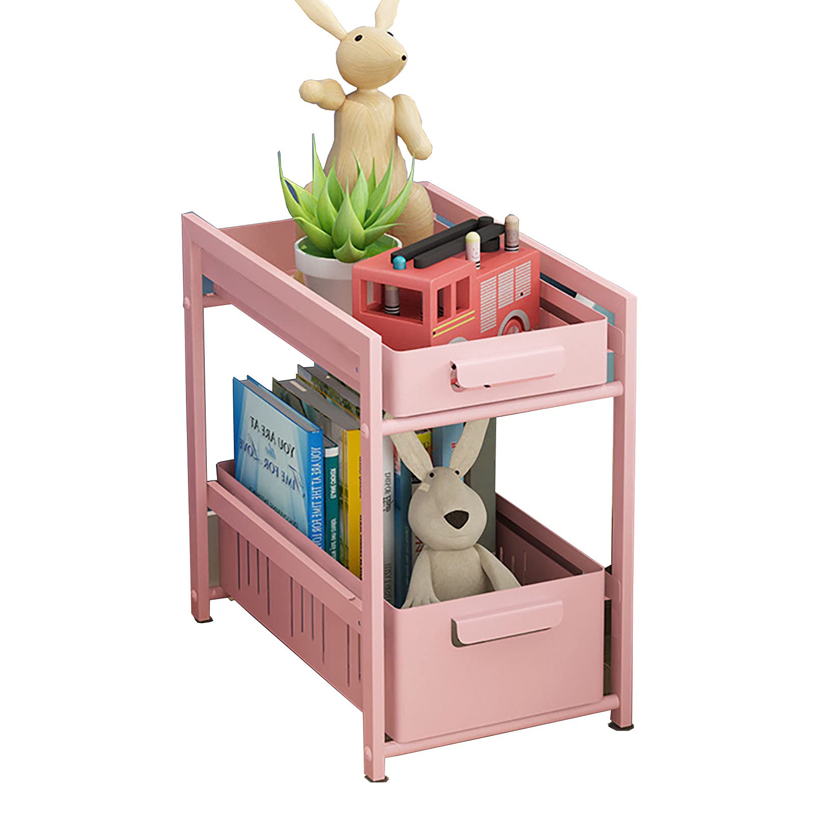Étagères de rangement de cuisine multifonctionnelles et modulables roses