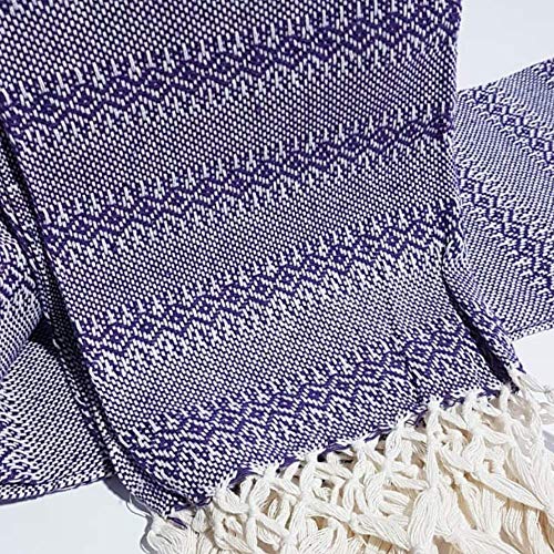 Mexican Rebozo Shawl, Natural Birth, Doula Massage, 197", Purple4