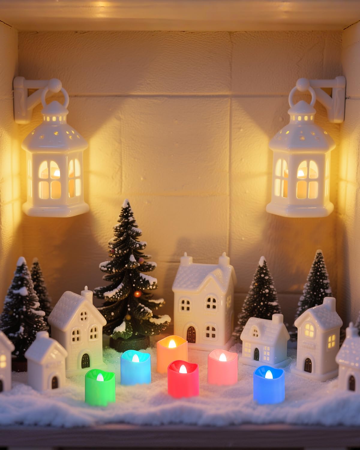 SoulBay 12er Bunte LED Teelichter Wiederaufladbar mit Fernbedienung & Timer | Aufladbare Teelichter mit Ladestation, LED Kerzen Aufladbar Flackernd für Kürbis Zimmer Wohnzimmer Halloween Deko Weihnachten