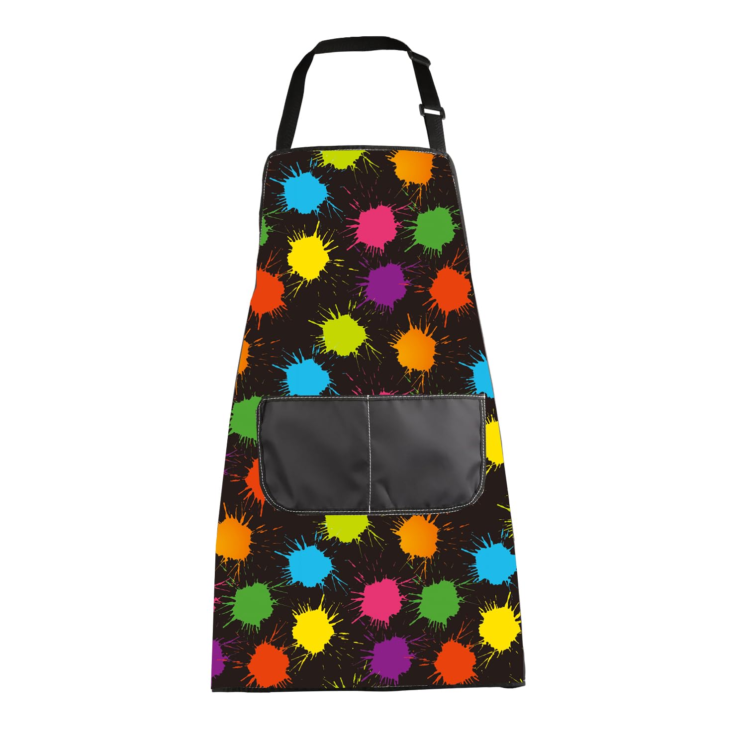 BNQL Painting Artist Apron with Pockets Artist Painter Gifts Art Lover Gift for Art Teacher Apron Painter Aprons (art drop apron)