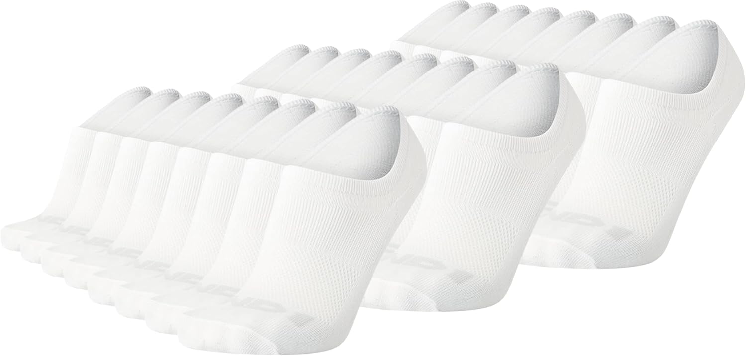AND1 Men's Socks - Lightweight Performance No Show Liner Socks (24 Pack)