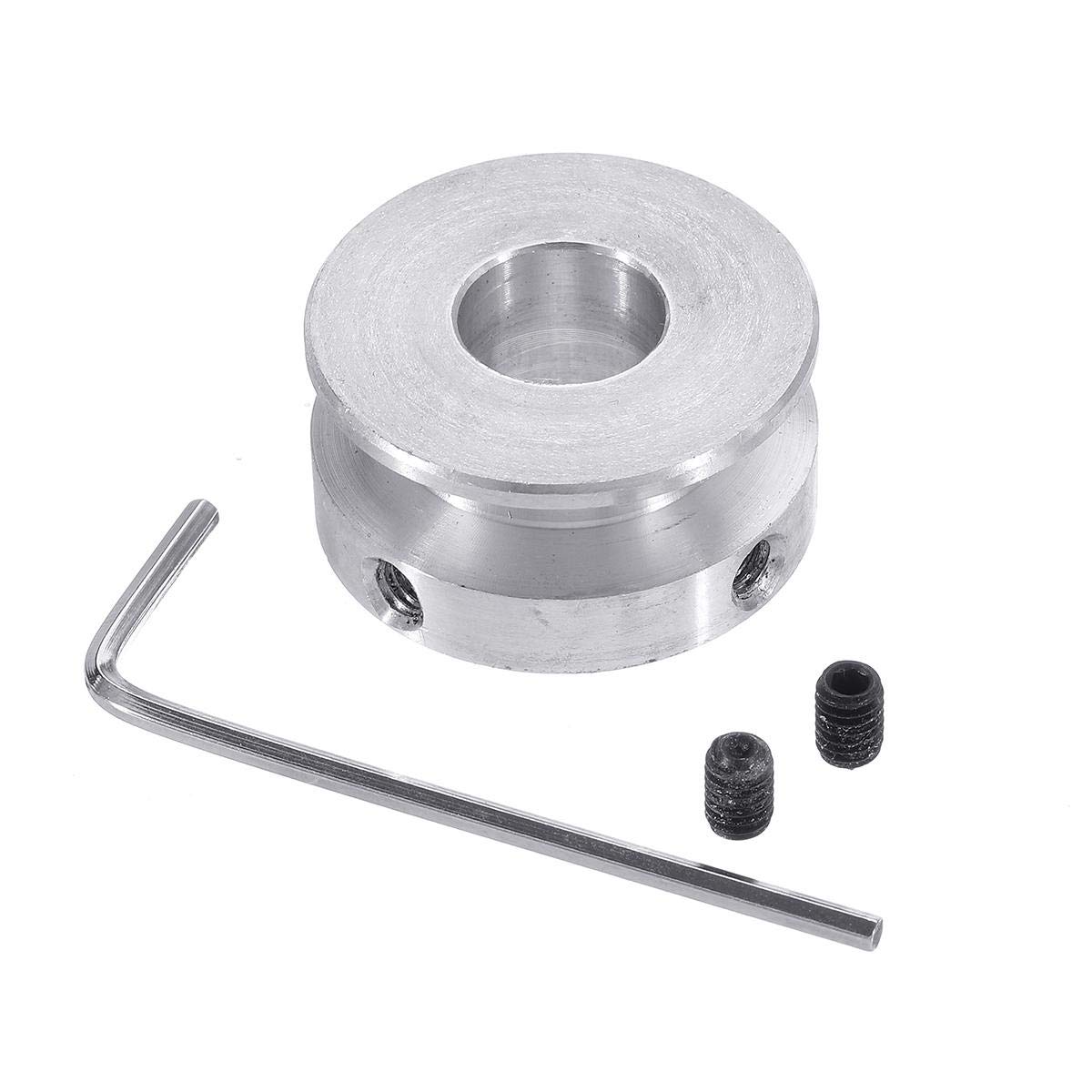 Polea de aluminio de 30mm para eje de 6mm compatible con correa tipo A O 6