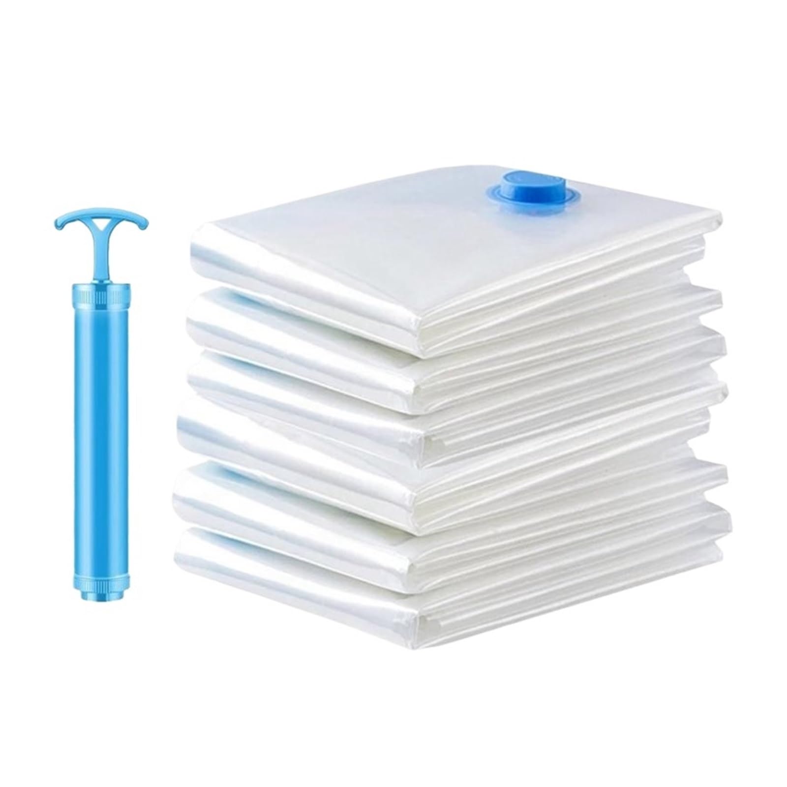 10pcs Vacuum Storage Bags, Space Saver Compression For Comforters And Blankets, Sealer Clothes Organizer For Travel
