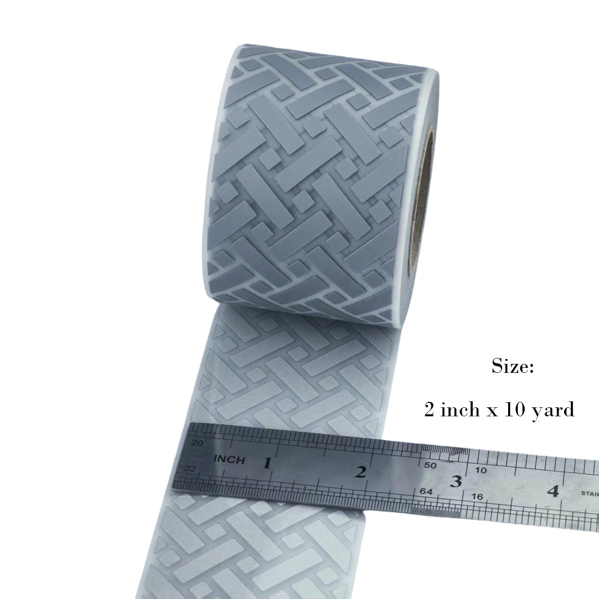 Ruban de transfert thermique réfléchissant en vinyle argenté pour vêtements MN-10 (5,1 cm x 9,1 m)