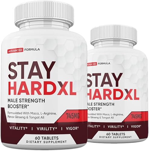 Nutra City Stay Hard XL (120 unidades, suministro de 2 meses) 60 unidades (paquete de 2)