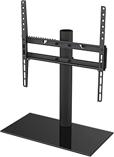 AVF Â Universal Table Top TV Stand / TV Base - Adjustable Tilt and Turn - Fits Most 37 to 55-Inch TVs - Black