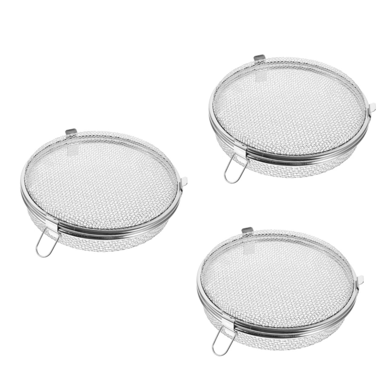 IMIKEYA 3piezas Cesto Inoxidable Para Lavavajillas Organizador De Utensilios De Cocina y De Hornear Gran Capacidad y Drenaje Accesorio Práctico Para Mantener Ordenada