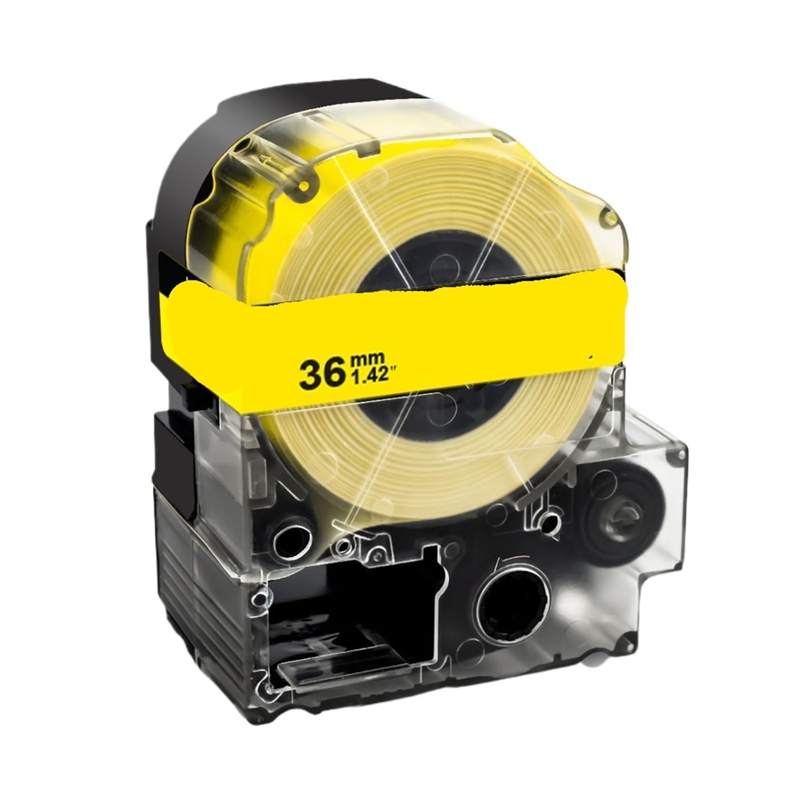 3 Uds LC-7YBW/SC36YW 36MM Cinta Negra Sobre Amarilla, Compatible Con LW-Z900FK LW-1000P LW-PX800 LW-900P Fabricante De Etiquetas